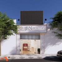 Thiết kế nội thất tiệm trang sức BN Jewelry Bình Thạnh, HCM